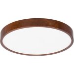 Plafonnier led leja 475 noyer pour cuisine et salon 4000k �l�gant