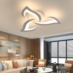 Plafonnier led, luminaire plafonnier 58cm 36w, lustre salon moderne, lampe de plafond de pétale pour ... Plafonnier led, luminaire plafonnier 58cm 36w, lustre salon moderne, lampe de plafond de pétale pour ...