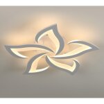 Plafonnier led, luminaire plafonnier 60w 6750lm, lustre salon moderne, lampe de plafond de pétale pour ... Plafonnier led, luminaire plafonnier 60w 6750lm, lustre salon moderne, lampe de plafond de pétale pour ...