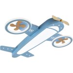 Plafonnier led mignon et lgant avec motif d'avion - temprature de couleur rglable avec une tlcommande ...