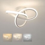 Plafonnier led moderne, 20w, 2200lm, blanc, couleur tricolore, adapt� aux balcons, salons et couloirs, ...