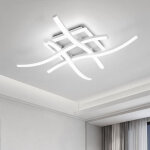 Plafonnier led moderne, 29w lampe de plafond led dimmable, 3000k - 6500k luminaire lustre design ondul� ...