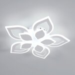 Plafonnier led moderne, 52w 5850lm luminaire plafonnier led salon, 56cm blanc créatif pétales design, ... Plafonnier led moderne, 52w 5850lm luminaire plafonnier led salon, 56cm blanc créatif pétales design, ...