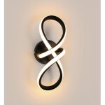 Plafonnier led moderne, luminaire plafonnier courb�, �clairage de plafond pour salon, chambre, cuisine, ...