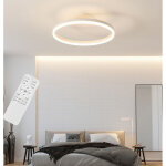 Plafonnier led moderne, plafonnier semi - encastr� pour cuisine et chambre � coucher, gradation continue ...