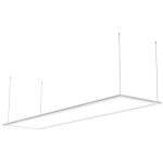 Plafonnier led rectangulaire - cons. 40w - 4550 lumens - blanc neutre - extra plat - pa3000rnw - xanlite ...