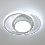 Comely - plafonnier led rond 32w, lampe de plafond moderne 2500lm, luminaire conergtique pour salon, ...
