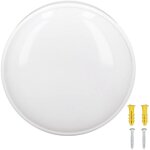 Plafonnier led rond large zone d'irradiation 6500k 20w plafonnier �tanche pour chambre salon toilette ...