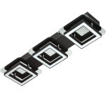 Plafonnier led en saillie likya - 3 3x5w 900lm 4000k ip20 chrome horoz