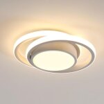 Plafonnier led de style minimaliste pour chambre � coucher, escaliers, balcons et entr�es ? double rond ...