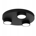 Plafonnier led sur roue gx53 noir