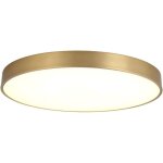 Plafonnier led ultra fin pour salle de bain, cuisine, rond, dor�, parfait pour couloir, chambre ou salle ...