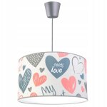 Plafonnier loft suspension abat - jour enfant led