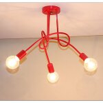 Wottes - plafonnier moderne e27 luminaire plafonnier cratif lampe de plafond mtal pour salon chambre ...