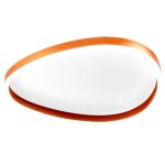 Plafonnier moderne gea luce ecaris pm fecpa2 led orange aluminium silicone