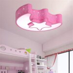 Plafonnier moderne rose, id�al pour une chambre d'enfant, id�al pour une chambre de fille ou un salon, ...