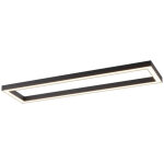 Plafonnier rectangulaire pure lines square anthracite - 6023 - 13