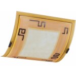 Plafonnier salle � manger applique murale lampe jaune orange spot en verre eglo 87318o