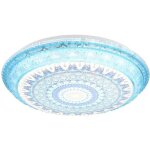 Globo lighting - plafonnier cct plafonnier chambre bleu, blanc led, mtal, 1x led 18w 600lm 2700k, 4000k, ...