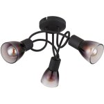 Globo lighting - plafonnier plafonnier salon lumi�re salle � manger lampe chambre lumi�re, m�tal verre ...