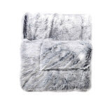 Plaid imitation fourrure  antartic  180x220cm gris