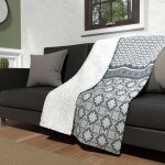 Soleil d ocre - plaid polaire microfibre doubl� sherpa 120x160 cm lisbonne, par soleil d'ocre