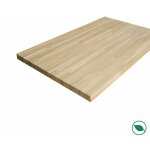 Forestea - plan de travail chne massif lamell coll about 2000 x 650 x 26 mm - fsc 100%.