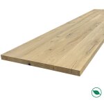Plan de travail ch�ne massif pleines lames 2600 x 800 x 40 mm fsc mixte