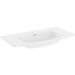 Plan vasque cramique new anco pour meuble galb 100cm anconetti 990x516x18mm