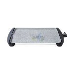 Plancha electrique grill 2000w, rev�tement antiadh�sif en pierre, thermostat r�glable, 65x30 cm