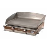 Plancha à gaz feria 2 feux - plaque et caisson inox - fe22f Plancha à gaz feria 2 feux - plaque et caisson inox - fe22f