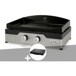 Plancha gaz signature allure 260 duo + couvercle de protection - le marquier