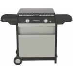 Campingaz - plancha gaz sur chariot bf exld - 60x40 cm - plaque fonte émaillée - couvercle s Campingaz - plancha gaz sur chariot bf exld - 60x40 cm - plaque fonte émaillée - couvercle s