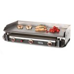 Plancha à gaz trio 3 feux - plaque et caisson inox - tr2 Plancha à gaz trio 3 feux - plaque et caisson inox - tr2