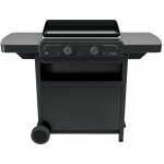 Campingaz - plancha sur chariot electric 2 exd fonte - 60x40 cm - plaque fonte maille