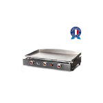 Plancha à gaz lagoa 3 feux - plaque et caisson inox - lg23f Plancha à gaz lagoa 3 feux - plaque et caisson inox - lg23f