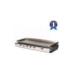 Plancha  gaz lagoa 4 feux - plaque et caisson inox - lg24f