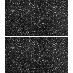 Planches  dcouper 2 pcs avec motif de granit verre tremp vidaxl