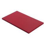 Planche � d�couper pehd 500 rouge 50x30x2 cm - mat�riel chr pro