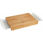 Planche  dcouper avec tiroirs - 40, 5 x 25 cm - bambou