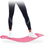 Planche d'quilibre twist board balance board entranement fitness muscles abdos jambes 150 kg, rose ...