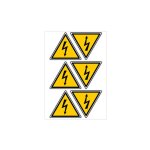 Planche de pictogramme danger electrique (c0027tpl6)