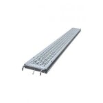 Plancher acier �pervier 0, 30 x 1, 50m - nf - gamme �chafaudage multidirectionnel - multivit + 1&2 - ...