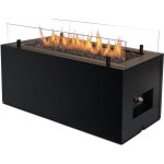 Rio - brasero extrieur  gaz, 7 - 10 kw de chaleur - brasero rectangulaire au propane - chauffage de ...