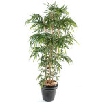 Pegane - plante artificielle haute gamme spécial extérieur / bambou artificiel coloris vert - dim : 150 ... Pegane - plante artificielle haute gamme spécial extérieur / bambou artificiel coloris vert - dim : 150 ...