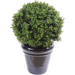 Pegane - plante artificielle haute gamme spécial extérieur / buis artificiel boule uv - dim : h. 72 x ... Pegane - plante artificielle haute gamme spécial extérieur / buis artificiel boule uv - dim : h. 72 x ...