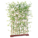 Pegane - plante artificielle haute gamme spécial extérieur / haie artificielle bambou coloris vert - ... Pegane - plante artificielle haute gamme spécial extérieur / haie artificielle bambou coloris vert - ...