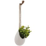 Mini plante artificielle � suspendre pot en c�ramique h 11 cm - atmosphera