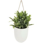 Plante artificielle � suspendre pot c�ramique h20cm atmosphera cr�ateur d'int�rieur