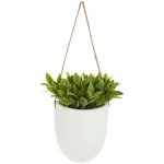 Plante artificielle � suspendre pot c�ramique h20cm atmosphera cr�ateur d'int�rieur